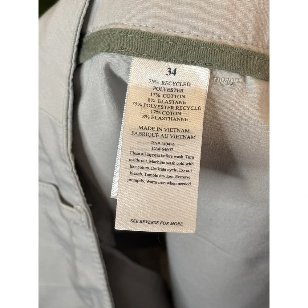 Faherty All Day Shorts Mens 34 Tan 9
